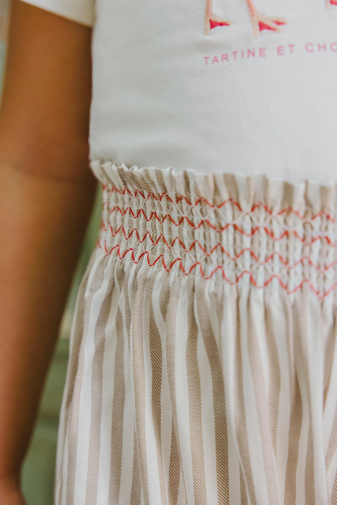 Short - Ambre rayures smock - Image 2