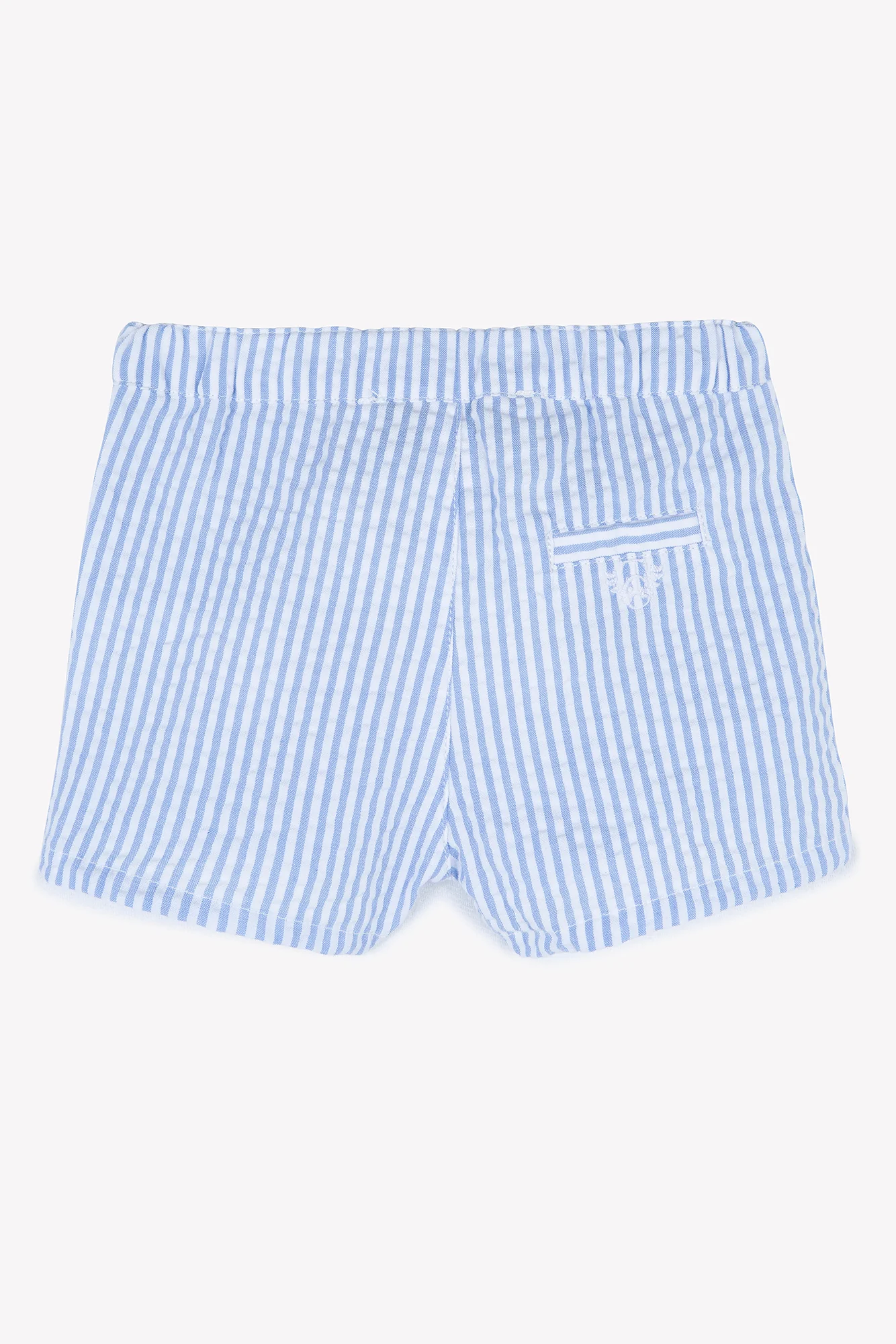 Short - Bleu grisé rayures - Image 5