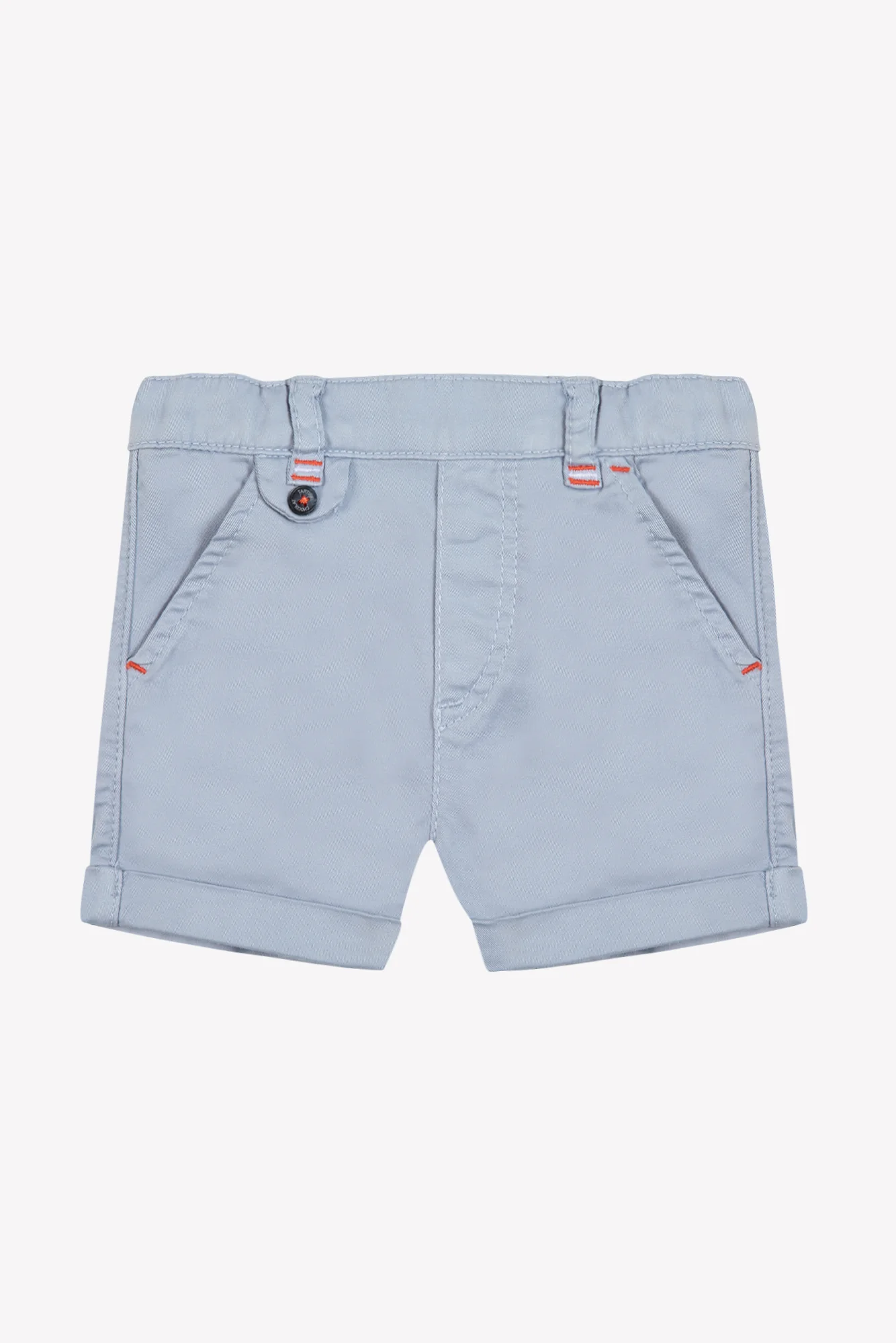 Short - Bleu grisé sergé - Image 3