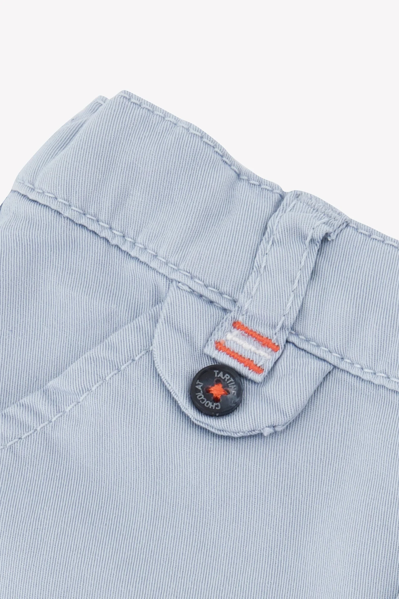 Short - Bleu grisé sergé - Image 5