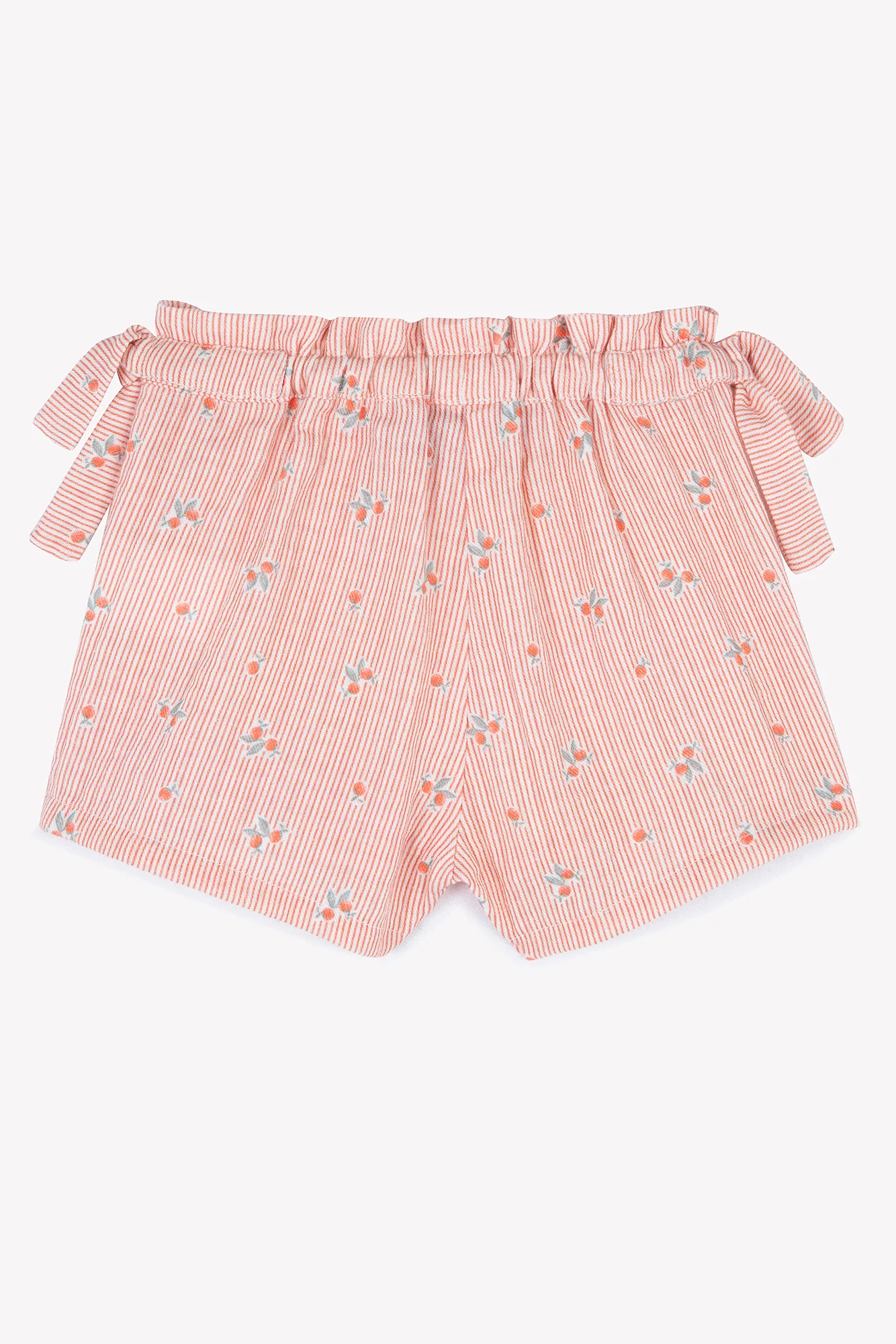 Short - Coquelicot rayures - Image 4