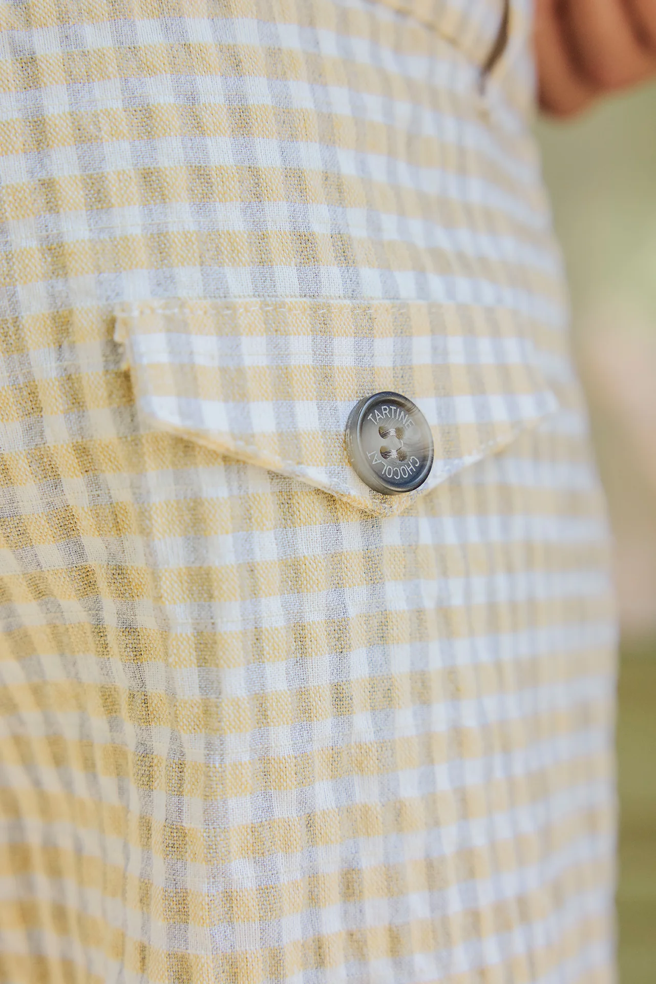 Short - Miel carreaux vichy - Image 3