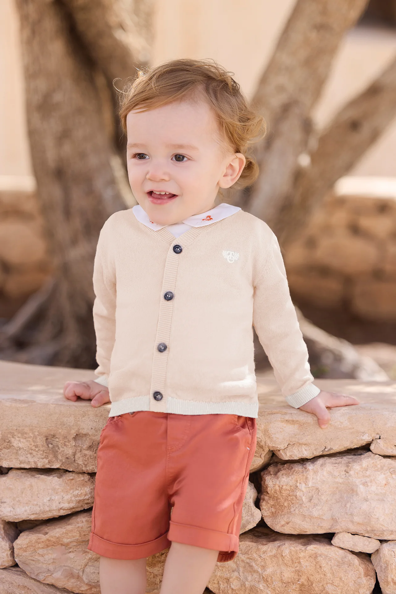 Short - Orange sergé