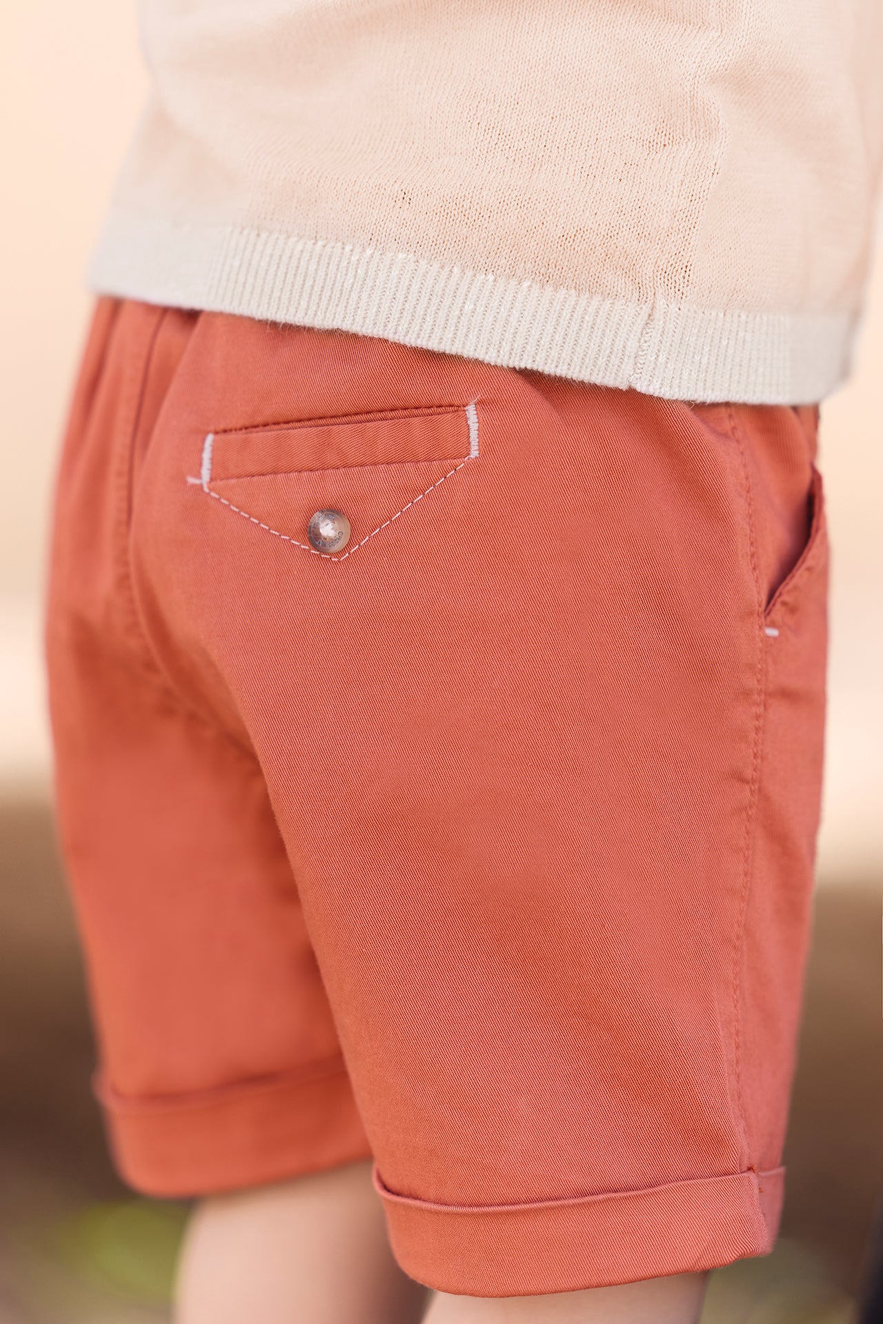 Short - Orange sergé - Image 3