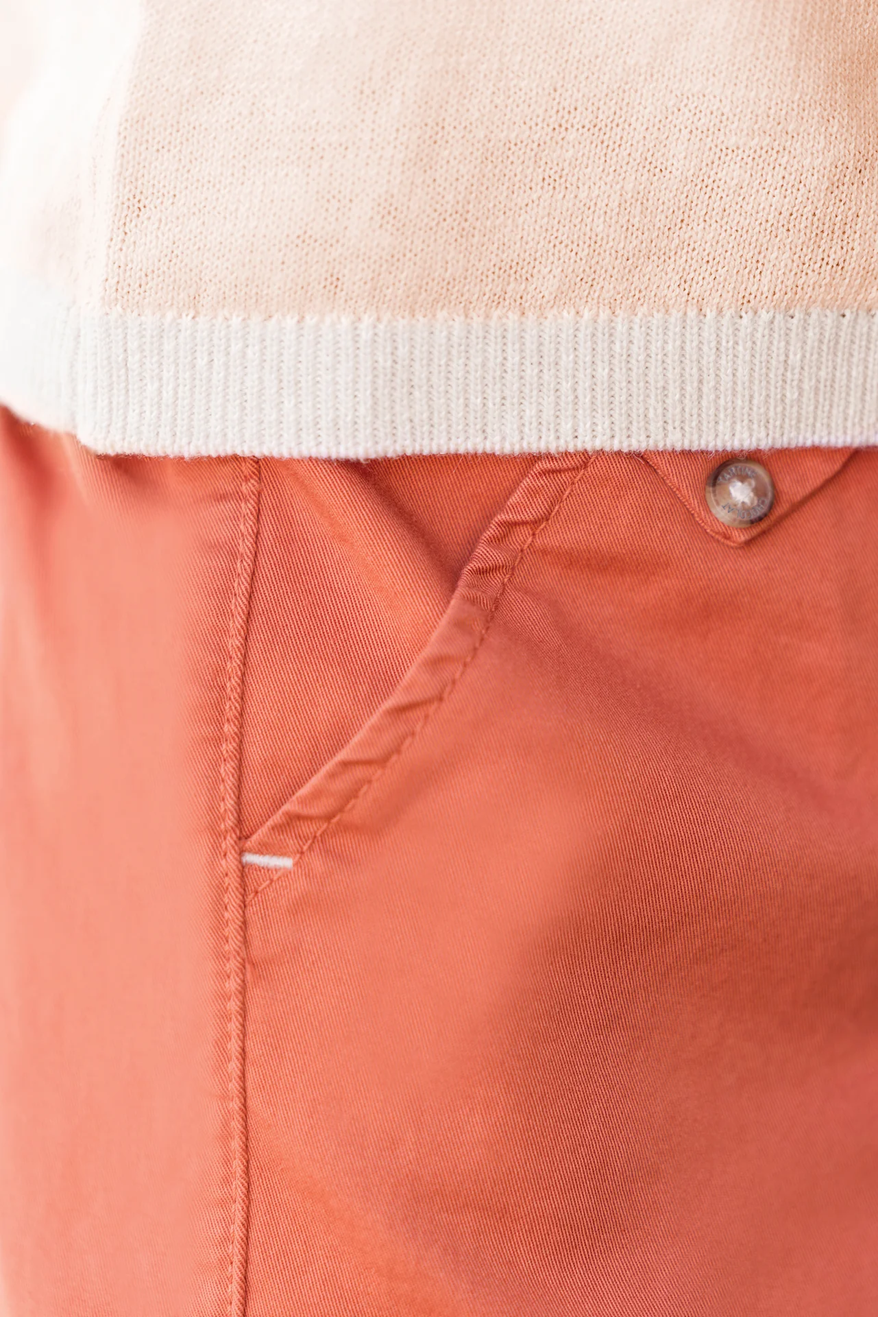 Short - Orange sergé - Image 4