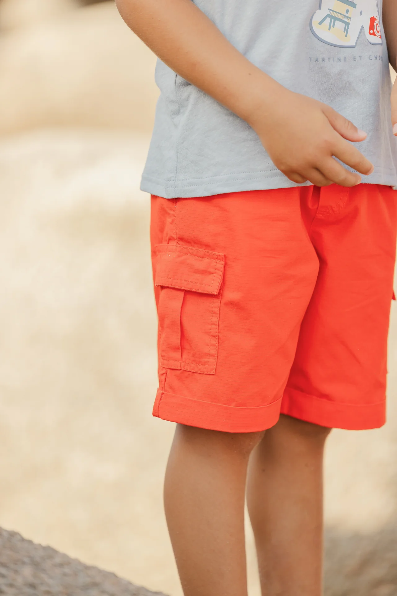 Short - Spicy orange cargo - Image 2