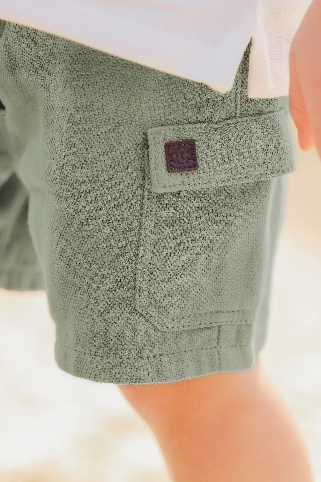 Short - Vert fougère cargo - Image 2