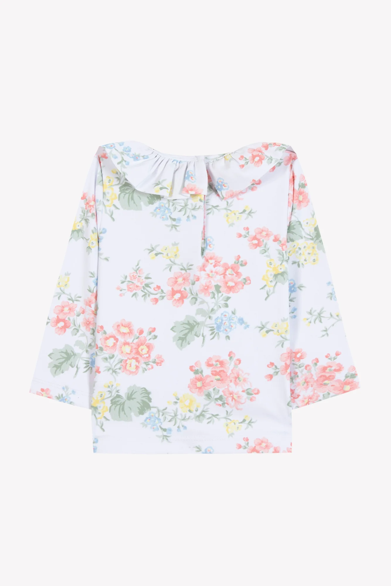 T-shirt de bain - écru imprimé fleuri - Image 4