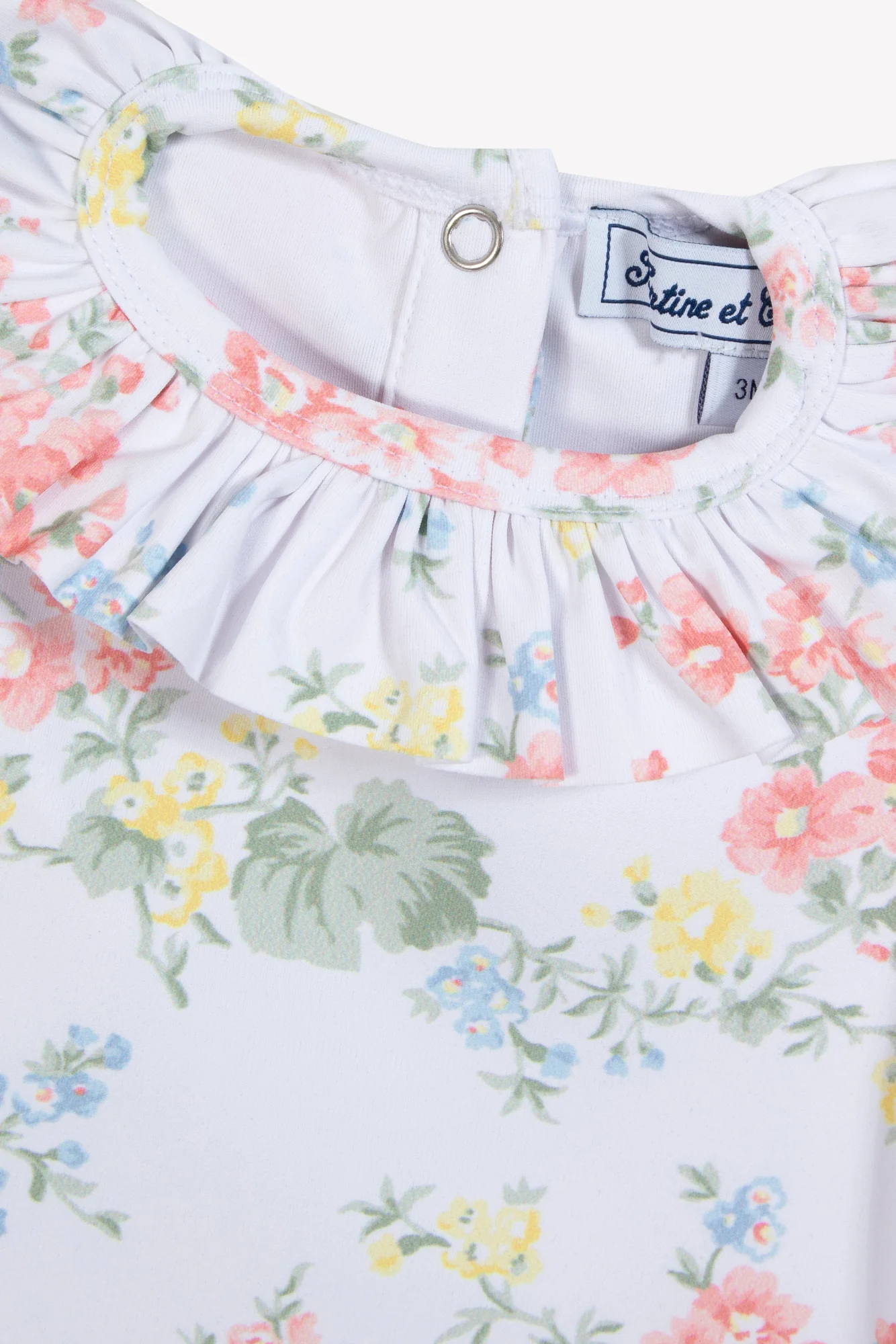 T-shirt de bain - écru imprimé fleuri - Image 5