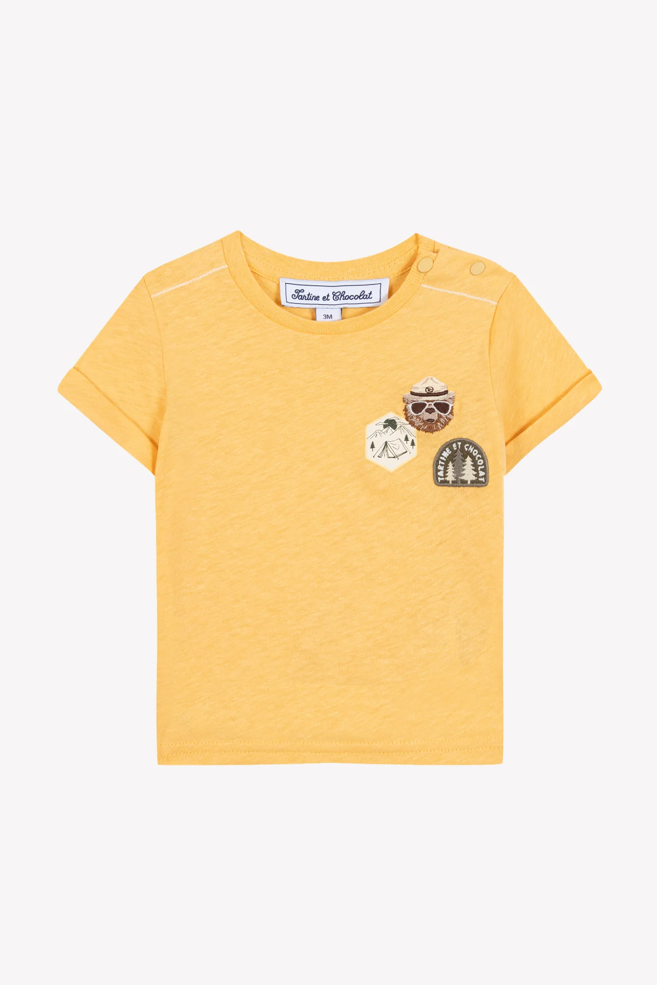 T-shirt - Miel illustration explorateur - Image 4