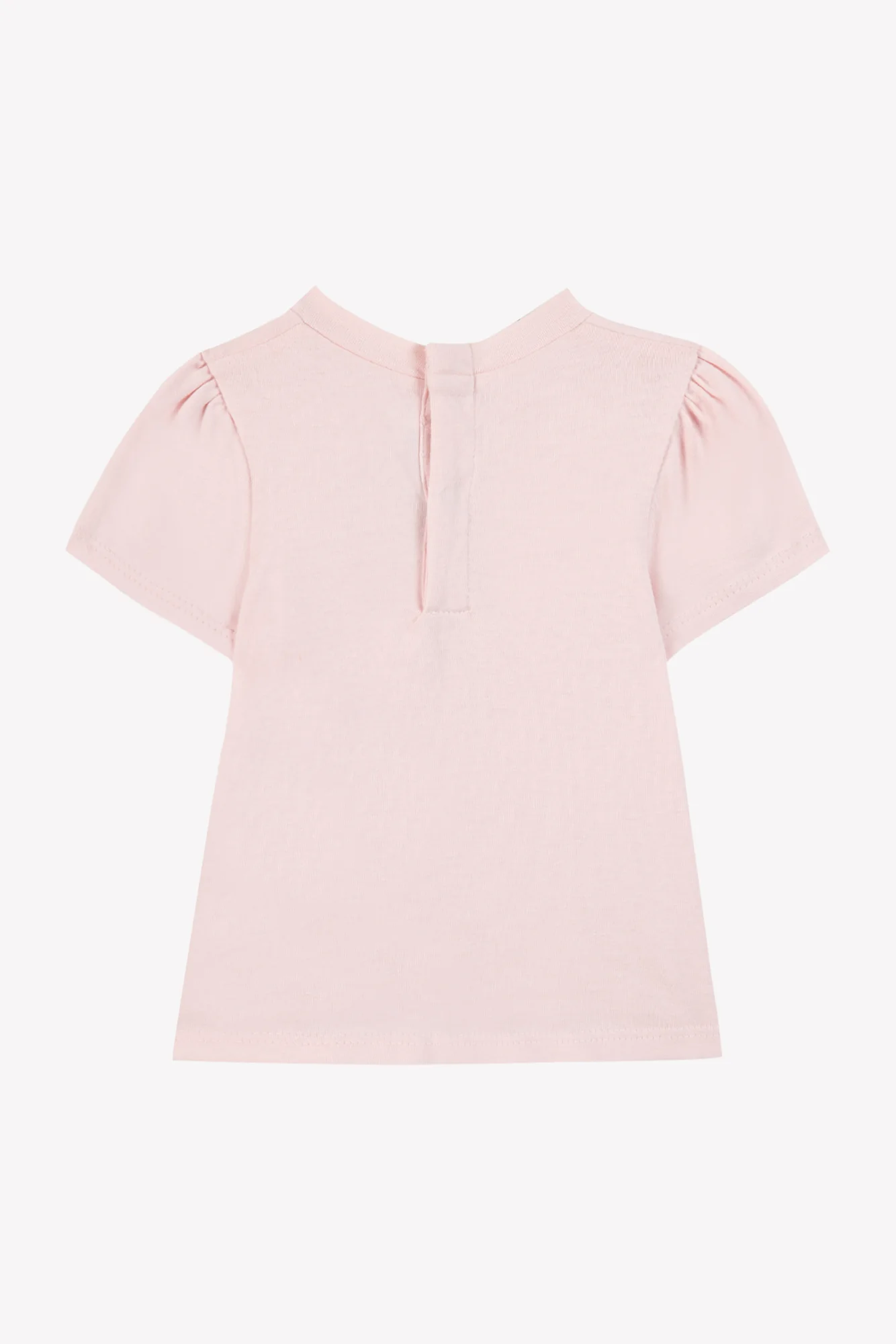 T-shirt - Rose pâle illustration fleurs - Image 3