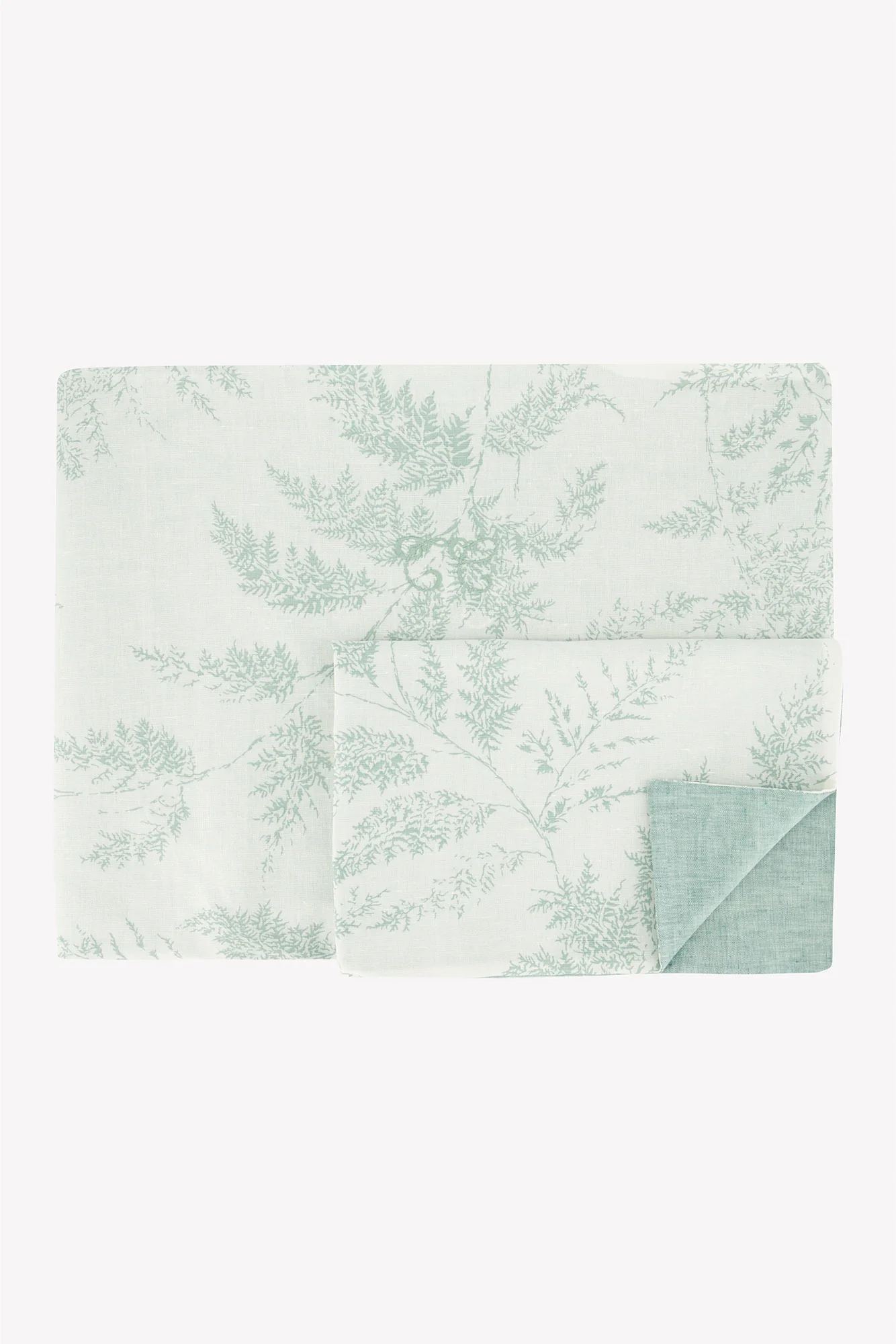 Parure de lit - Réversible Feuillage Vert