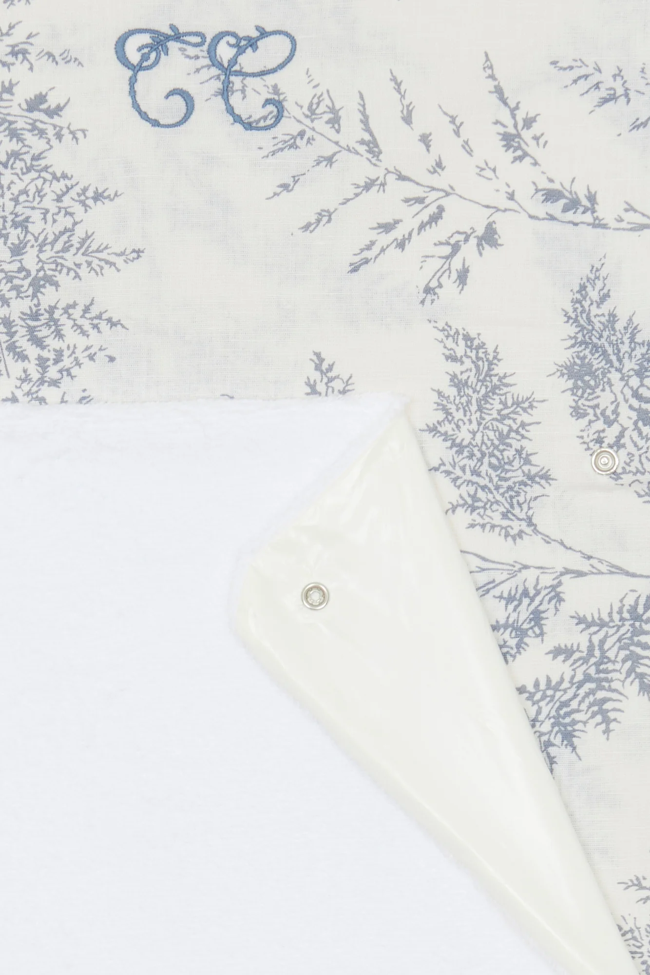 Housse de matelas à langer - Feuillage Bleu - Image 3