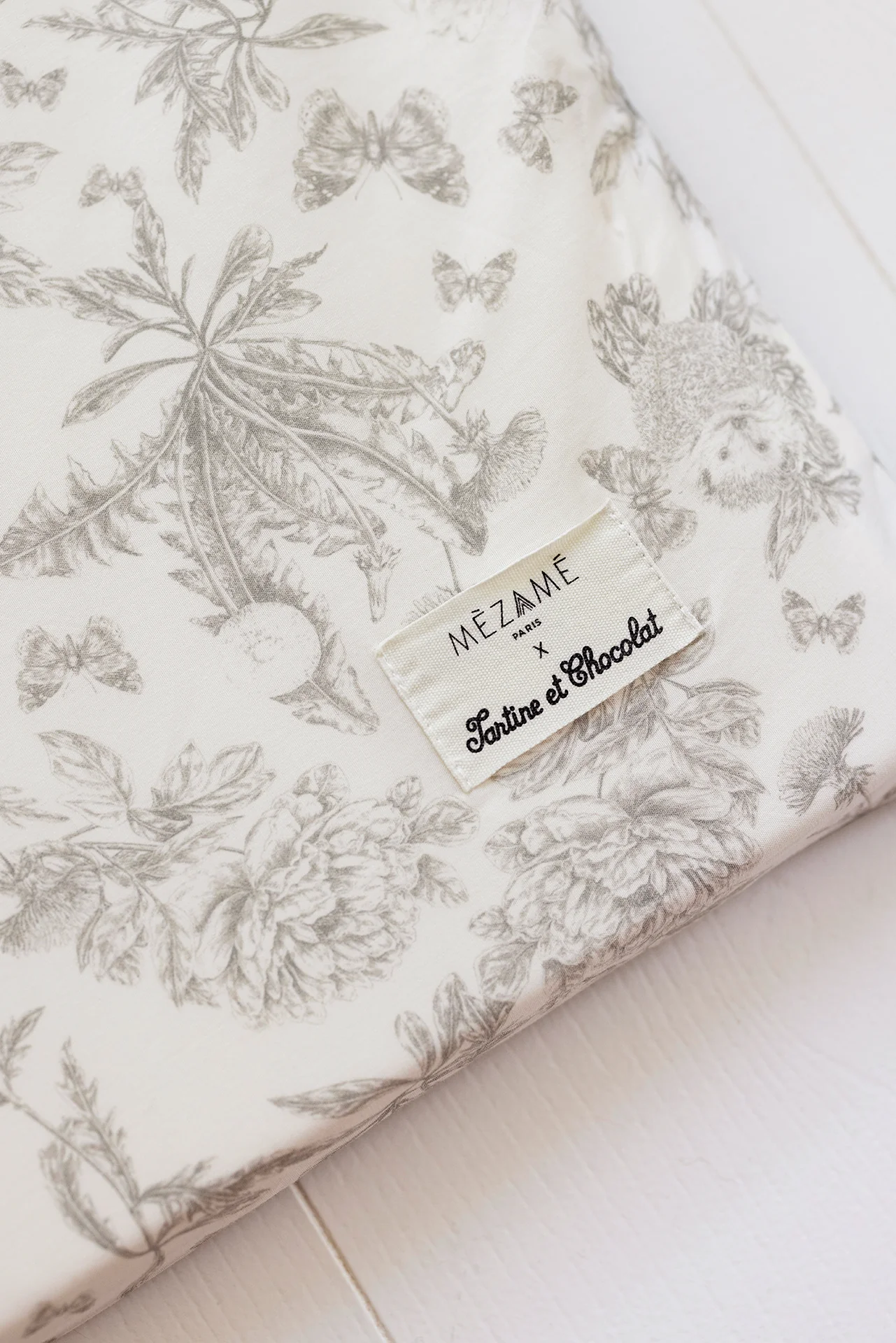 Tapis de vie toile de jouy gris - Mèzamé x Tartine et Chocolat - Image 5