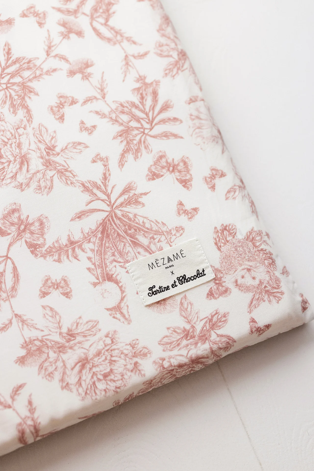 Tapis de vie toile de jouy rose - Mèzamé x Tartine et Chocolat - Image 3
