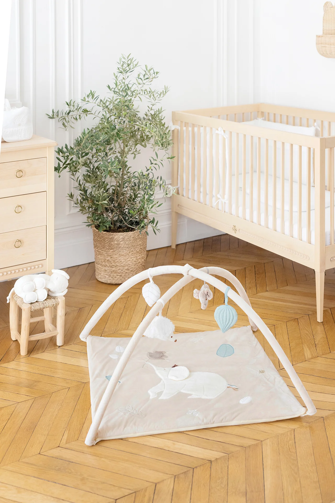 Tapis d'éveil - Eléphant beige