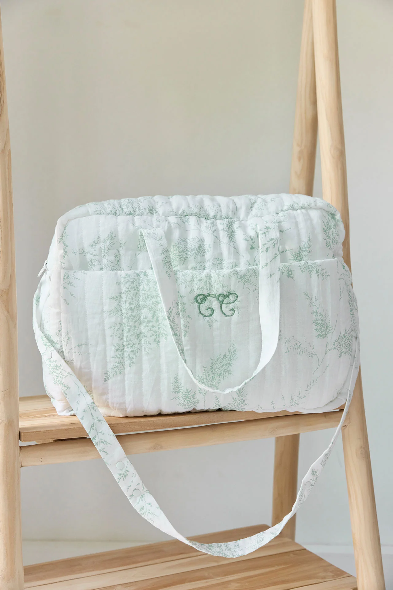 Sac à langer - Feuillage Vert
