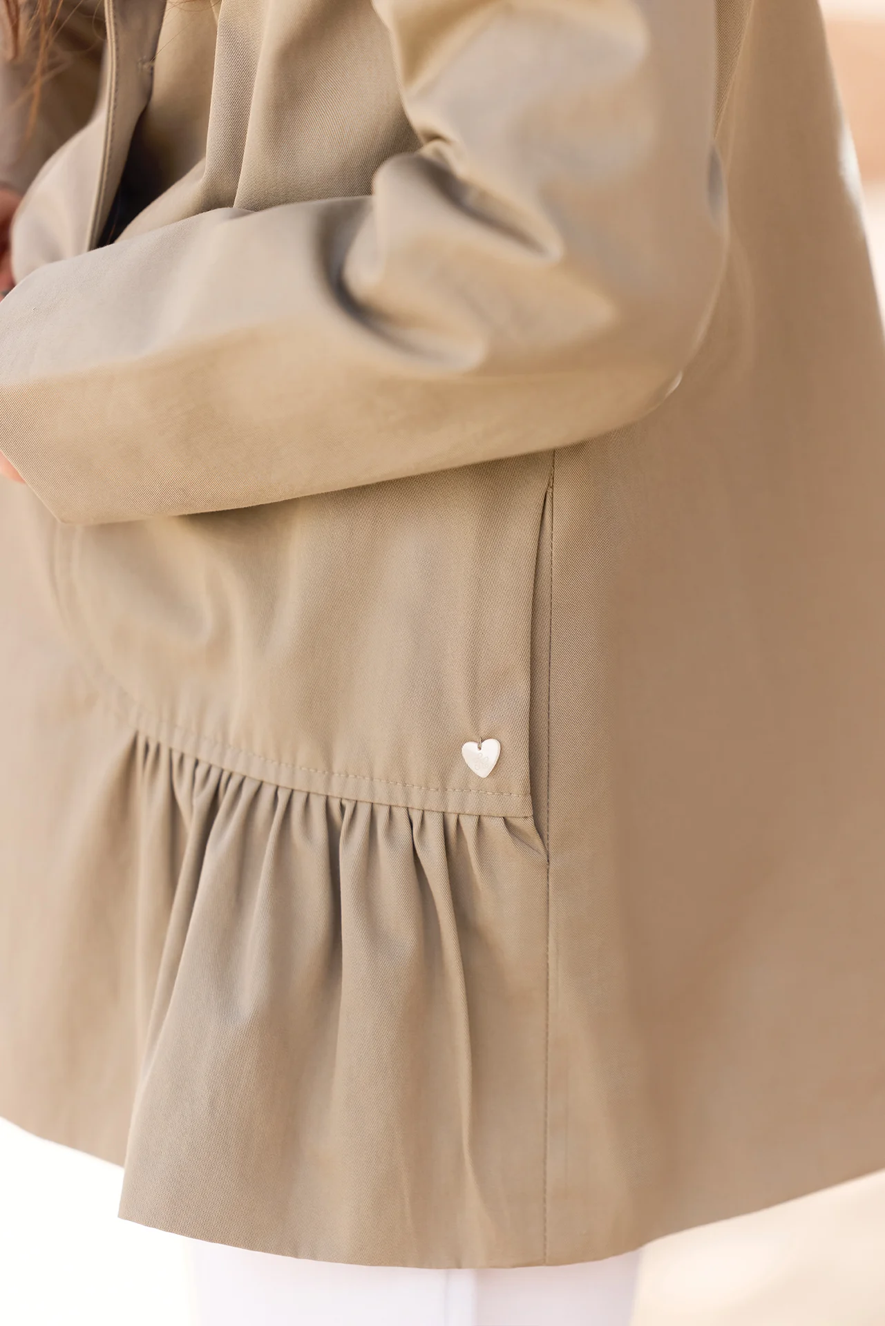 Trench - Kaki capuche amovible - Image 3