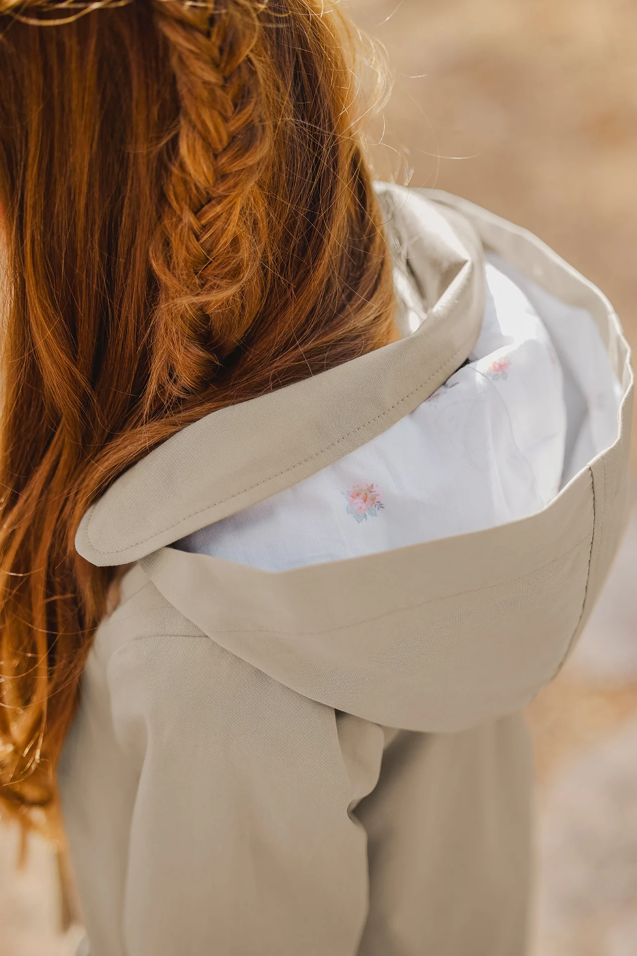 Trench - Kaki capuche amovible - Image 4
