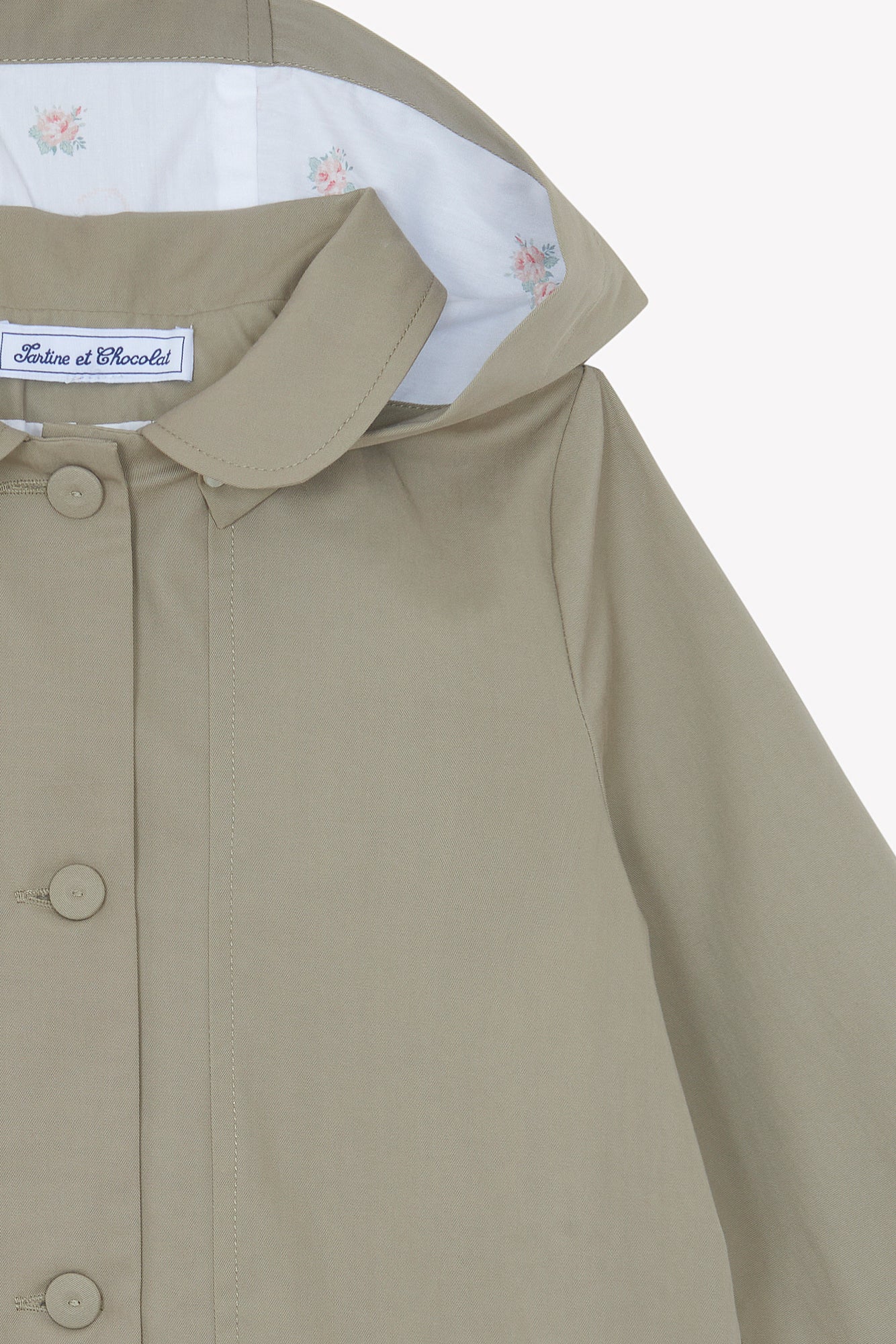 Trench - Kaki capuche amovible - Image 9