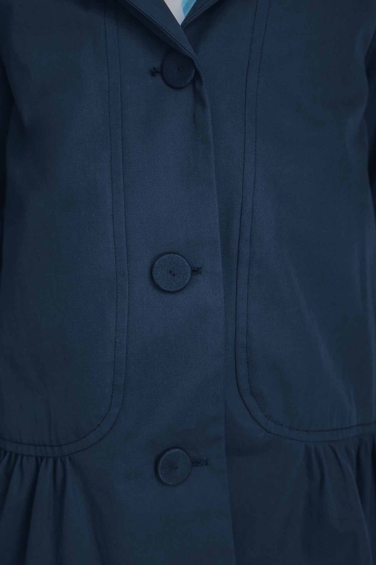 Trench - Marine capuche amovible - Image 3