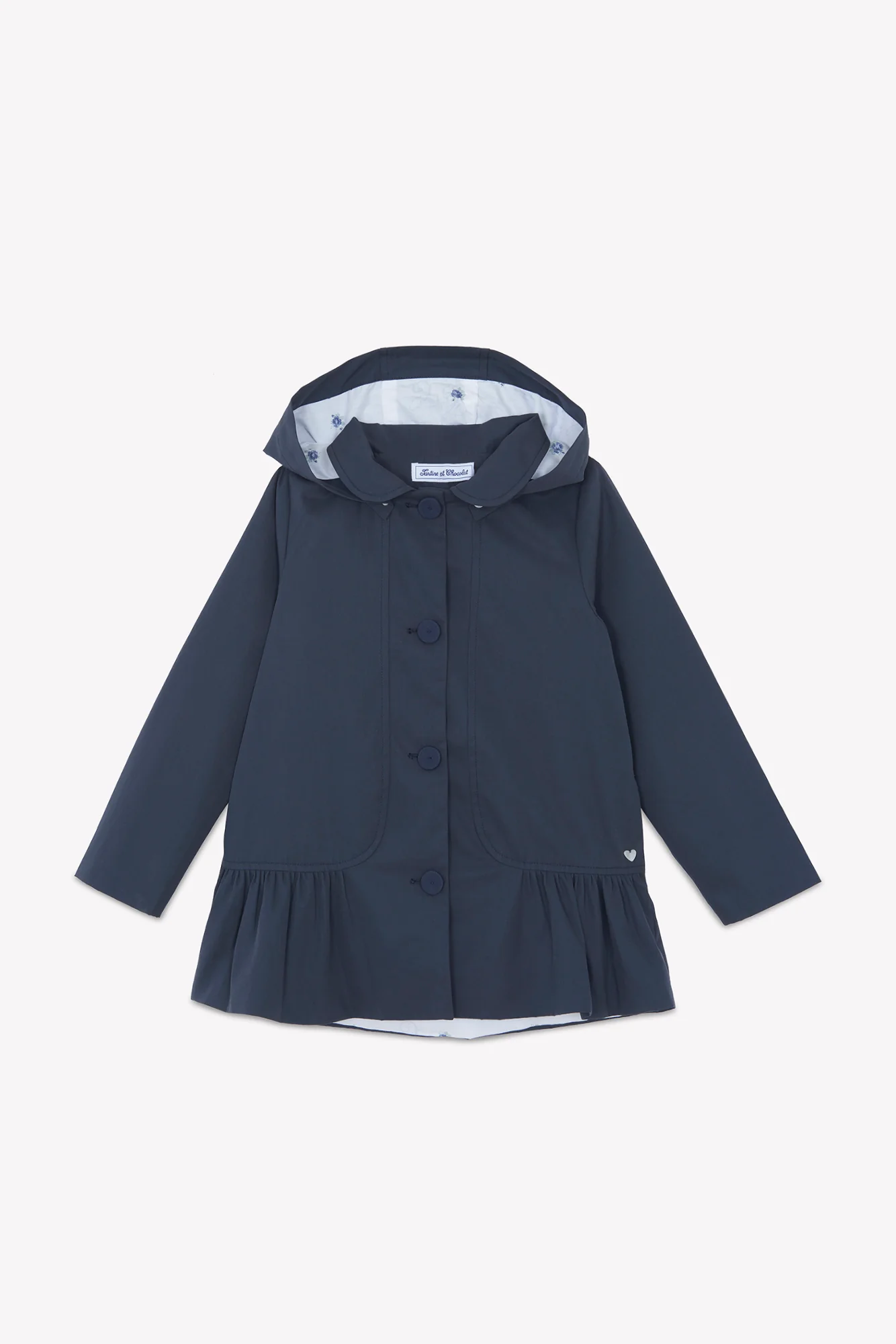 Trench - Marine capuche amovible - Image 6