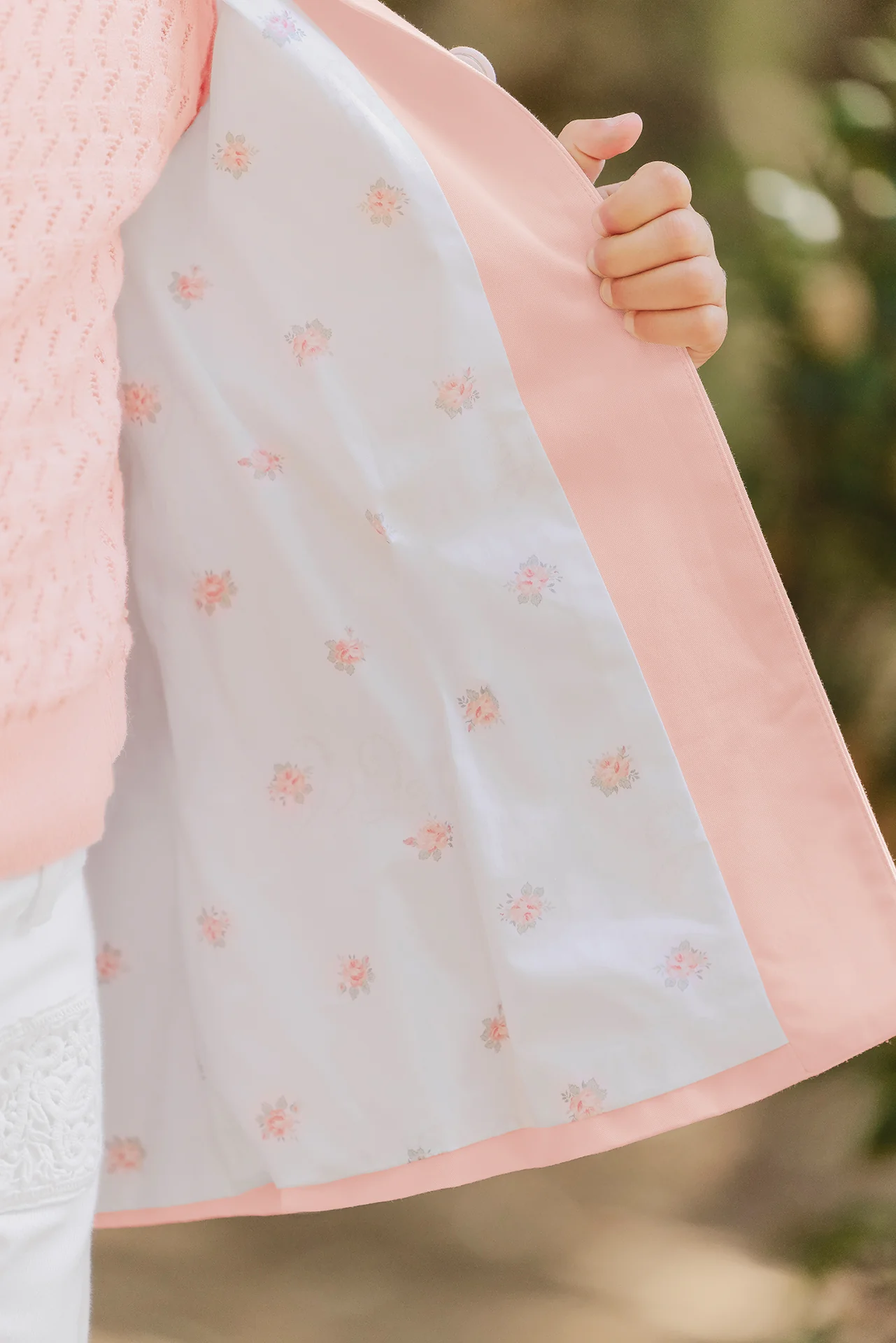 Trench - Pivoine capuche amovible - Image 6