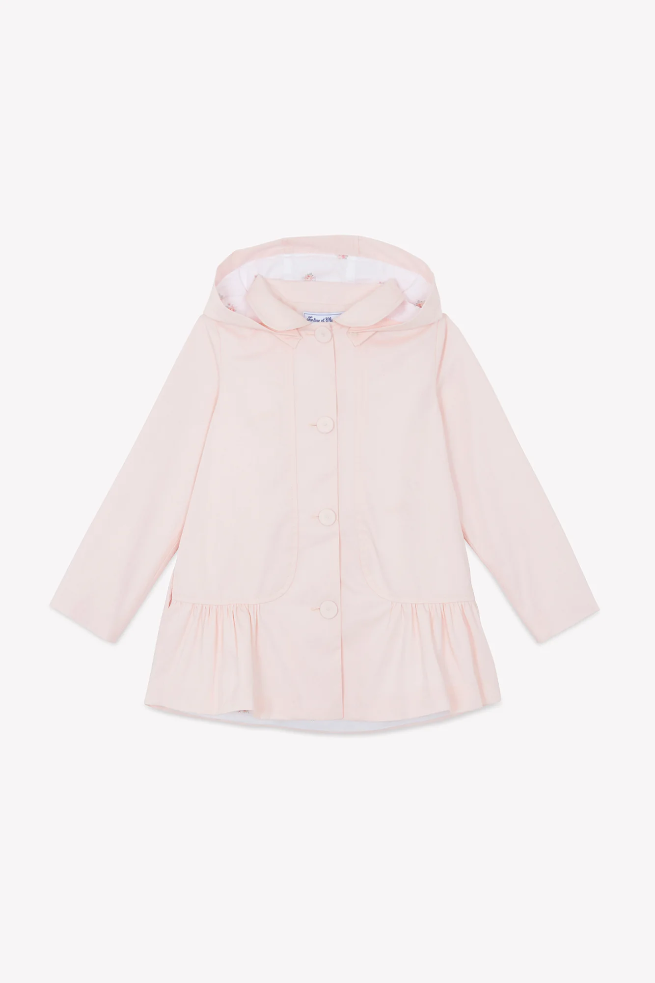 Trench - Pivoine capuche amovible - Image 8