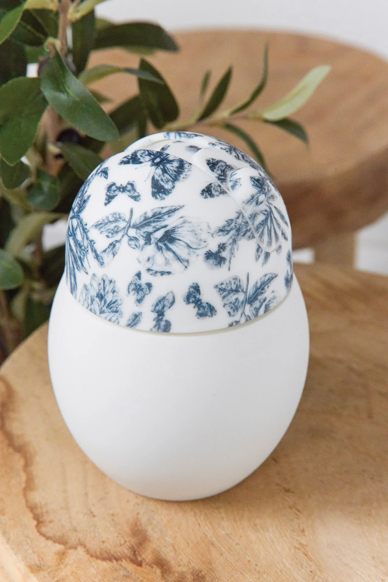 Tasse à paille Coconut - Toile de jouy bleu Élhée x Tartine et Chocolat - Image 6